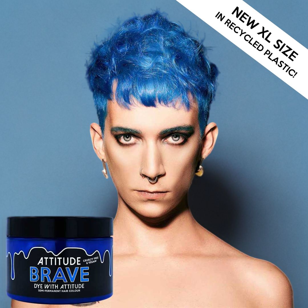 Attitude Hair Dye - Brave Coloration semi permanente - Bleu